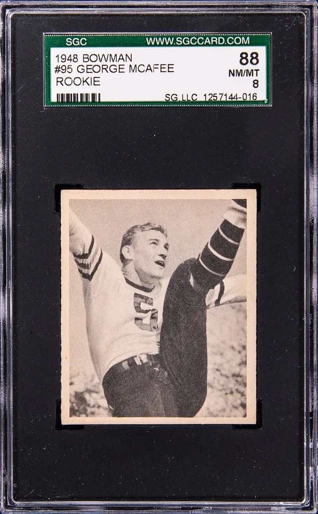 1948 Bowman George Mcafee #95 card image