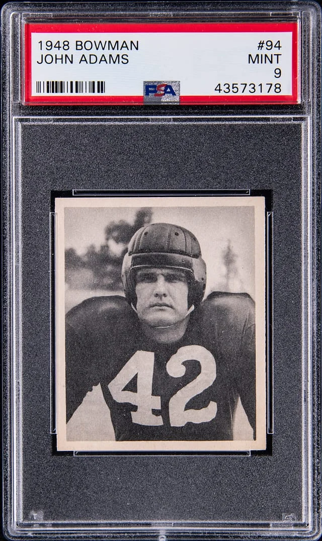 1948 Bowman John Adams #94 card image