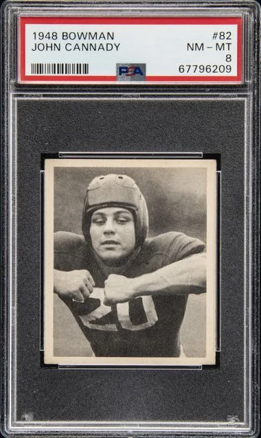 1948 Bowman John Cannady #82 card image