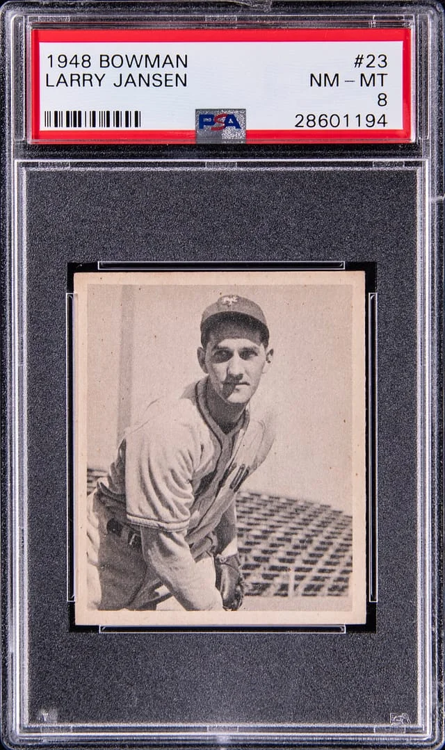 1948 Bowman Larry Jansen #23 card image