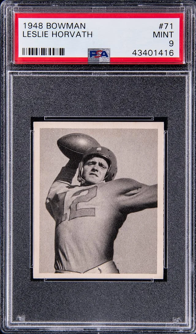 1948 Bowman Leslie Horvath #71 card image