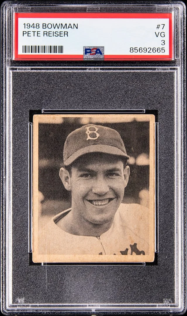 1948 Bowman Pete Reiser #7 card image
