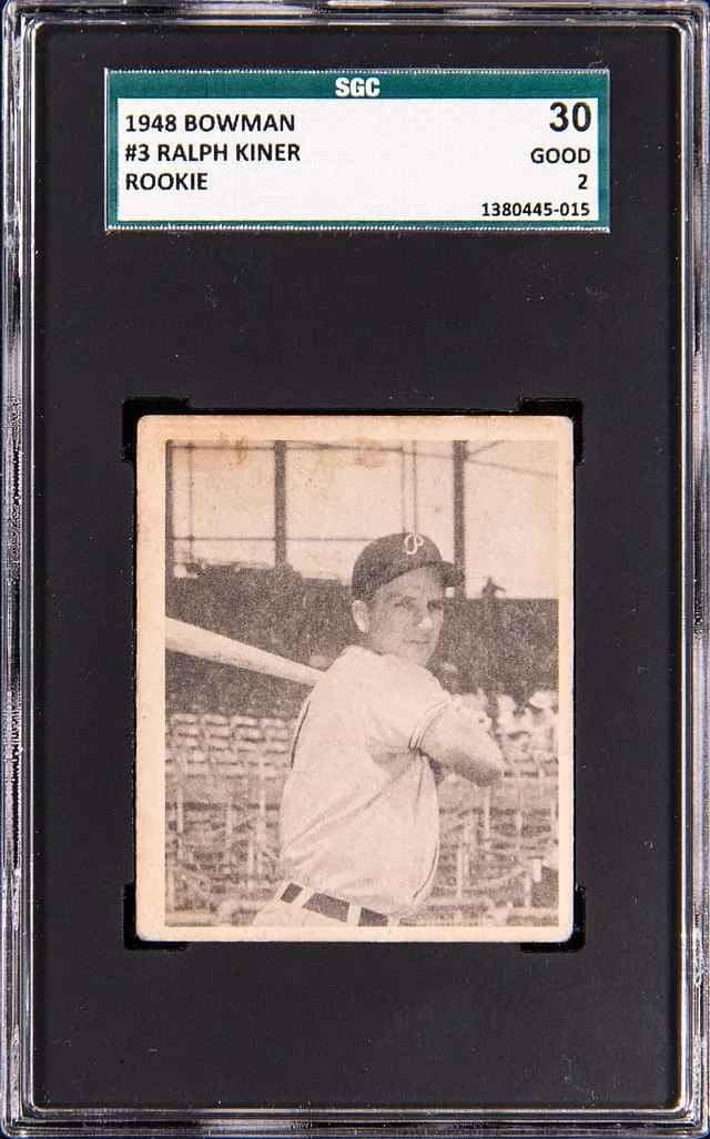 1948 Bowman Ralph Kinner #3 card image
