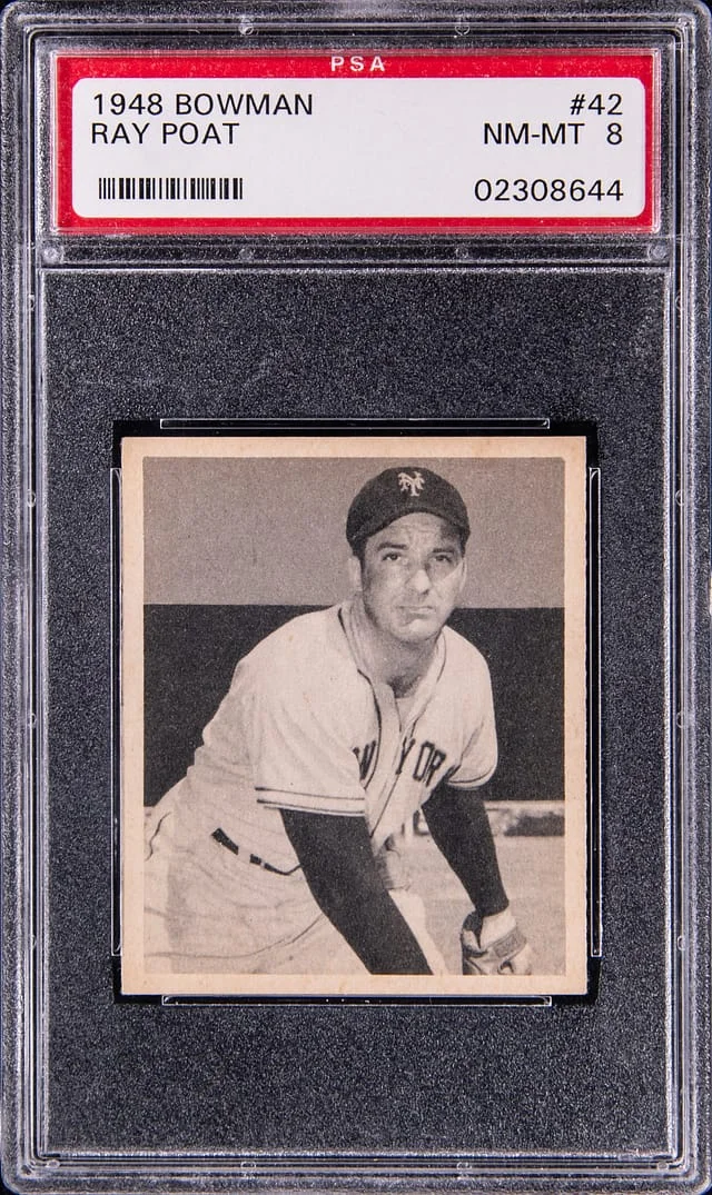 1948 Bowman Ray Poat #42 card image