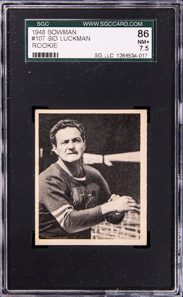 1948 Bowman Sid Luckman #107 card image