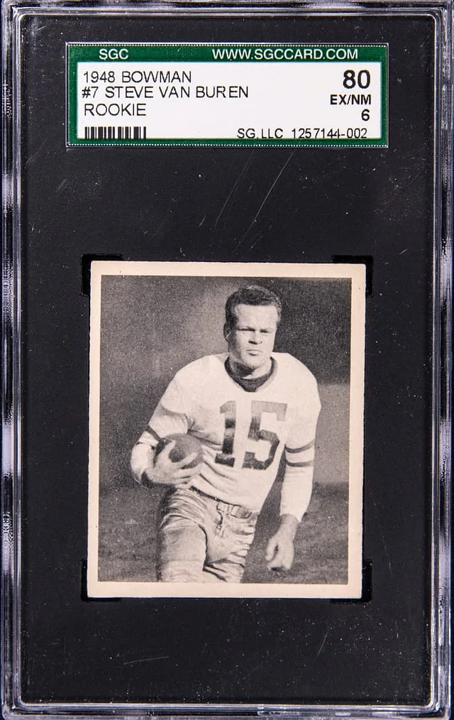 1948 Bowman Steven Van Buren #7 card image