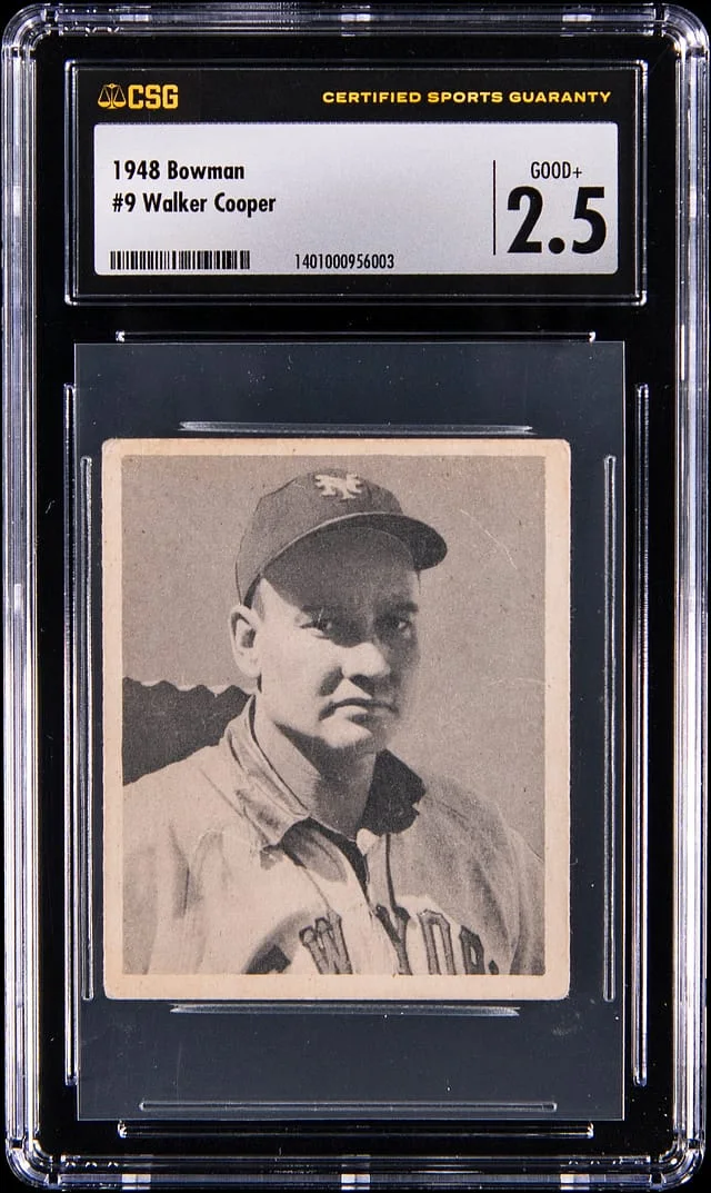 1948 Bowman Walker Cooper #9 card image
