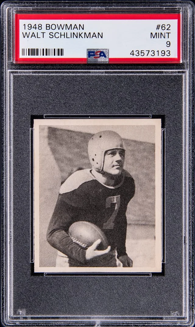 1948 Bowman Walt Schlinkman #62 card image