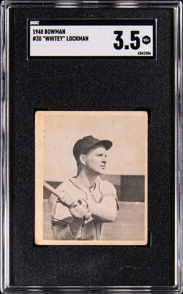 1948 Bowman Whitey Lochman #30 card image