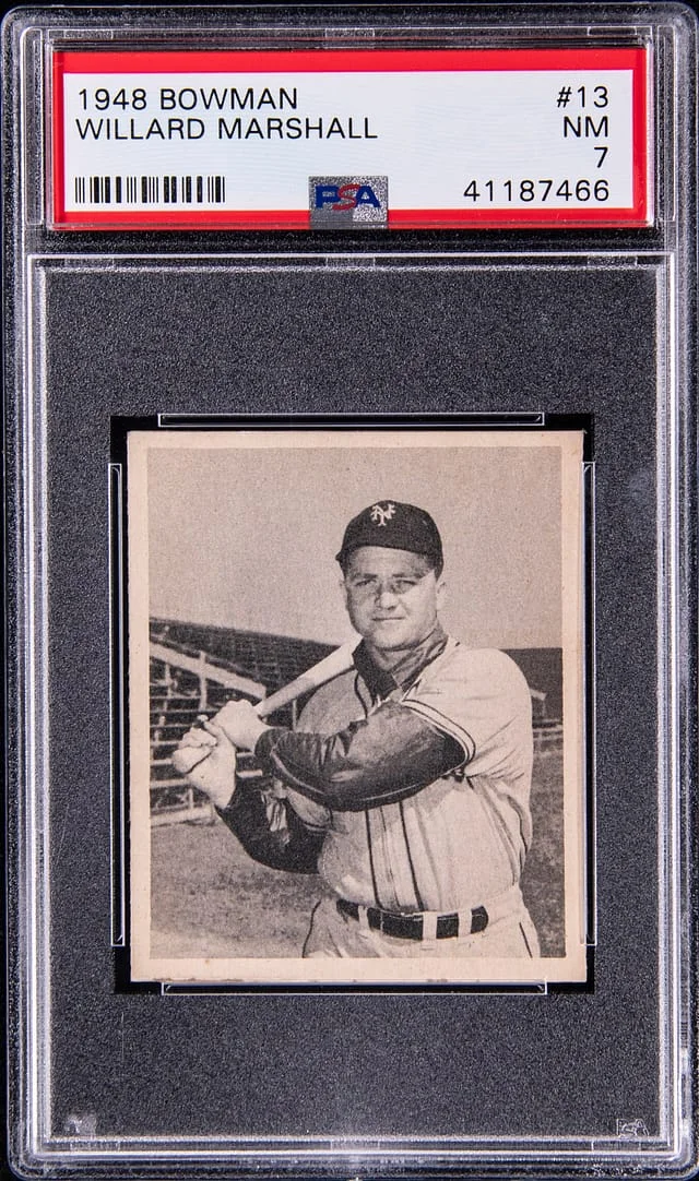 1948 Bowman Willard Marshall #13 card image