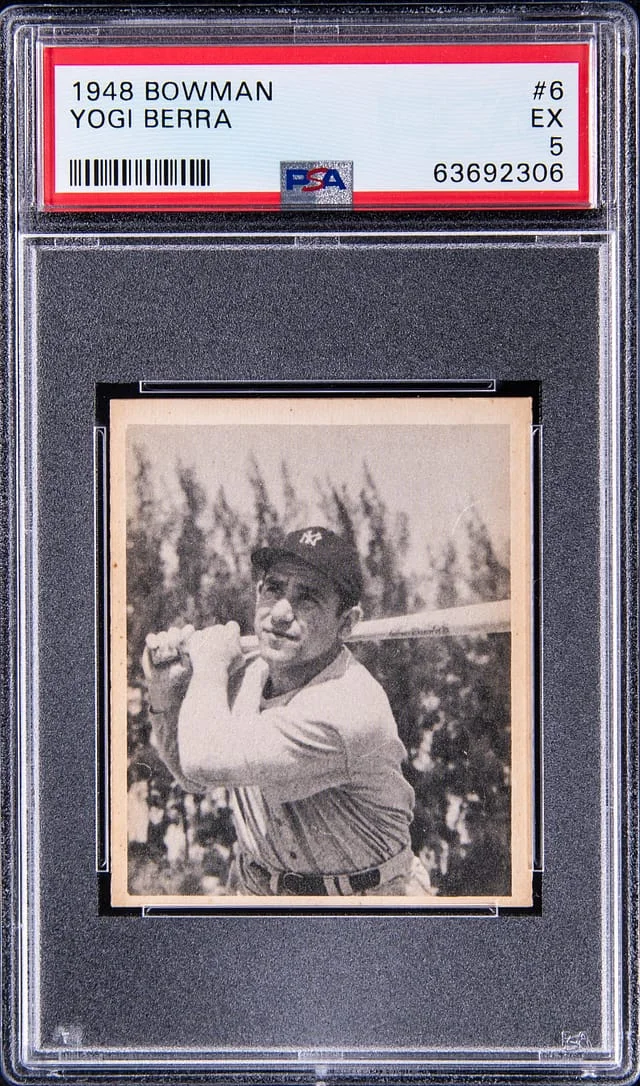 1948 Bowman Yogi Berra #5 card image