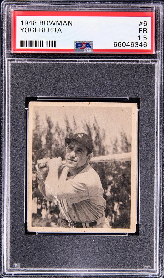 1948 Bowman Yogi Berra #6 card image