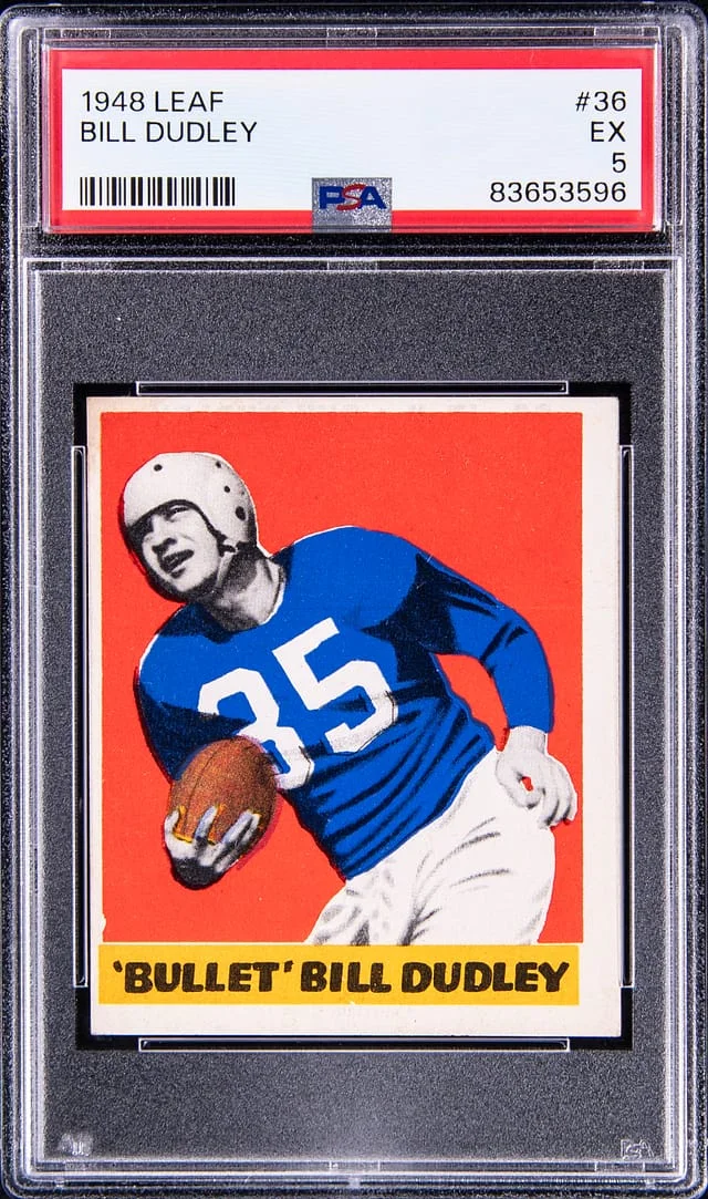 1948 Leaf Bill Dudley #36 card image