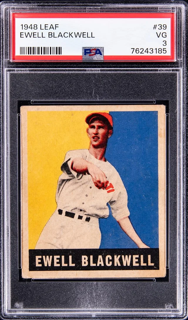 1948 Leaf Ewell Blackwell #39 card image