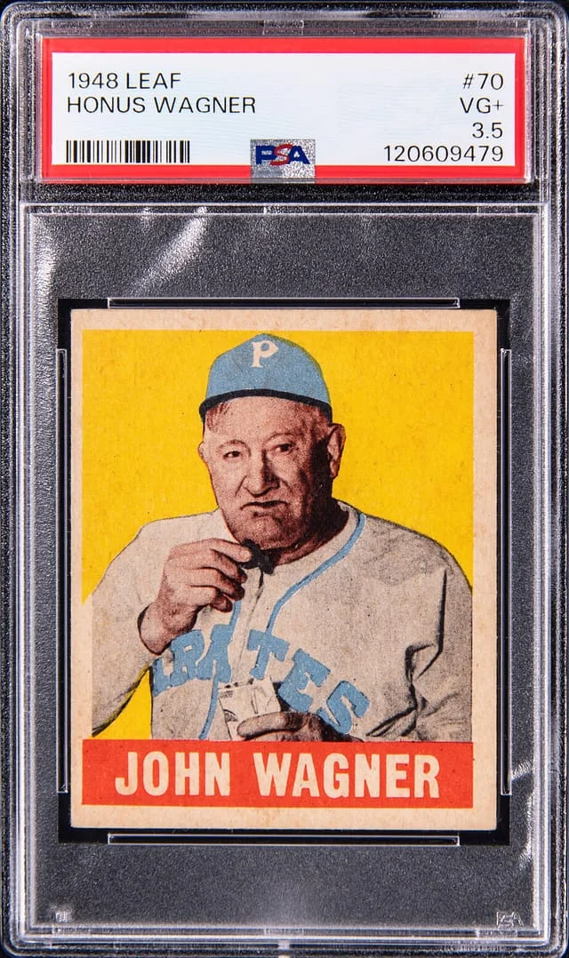1948 Leaf Honus Wagner #70 card image