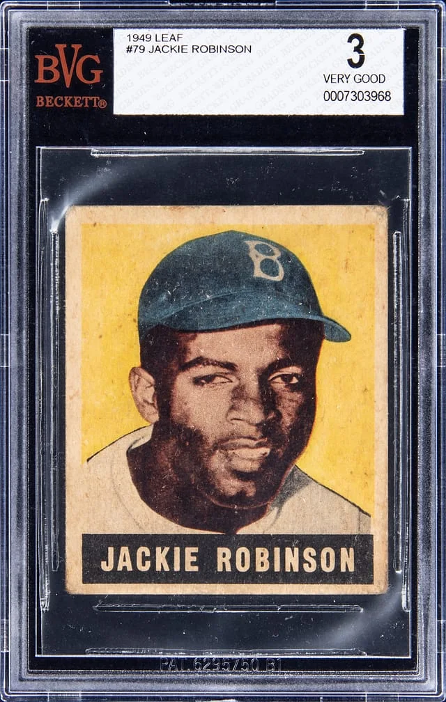 1948 Leaf Jackie Robinson #76 card image