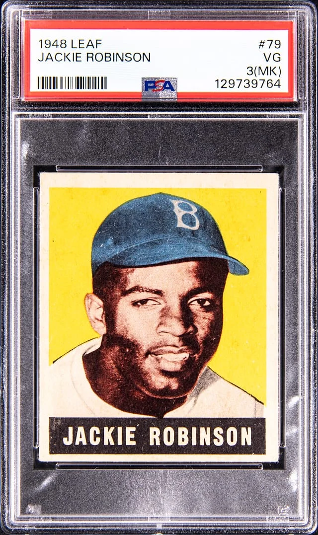 1948 Leaf Jackie Robinson #79 card image