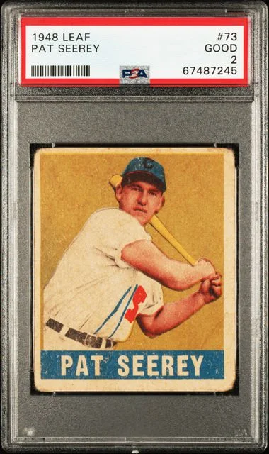 1948 Leaf Pat Seerey #73 card image