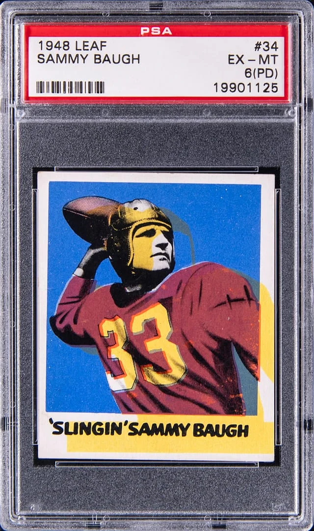 1948 Leaf Sammy Baugh #34 card image