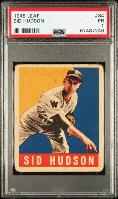 1948 Leaf Sid Hudson #84 card image