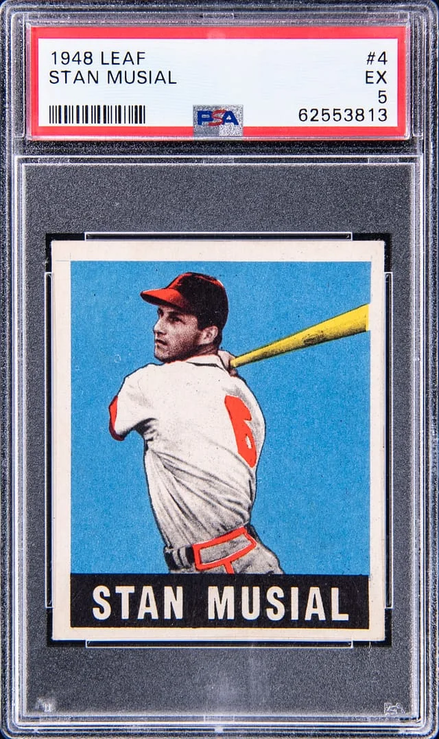 1948 Leaf Stan Musial #4 card image