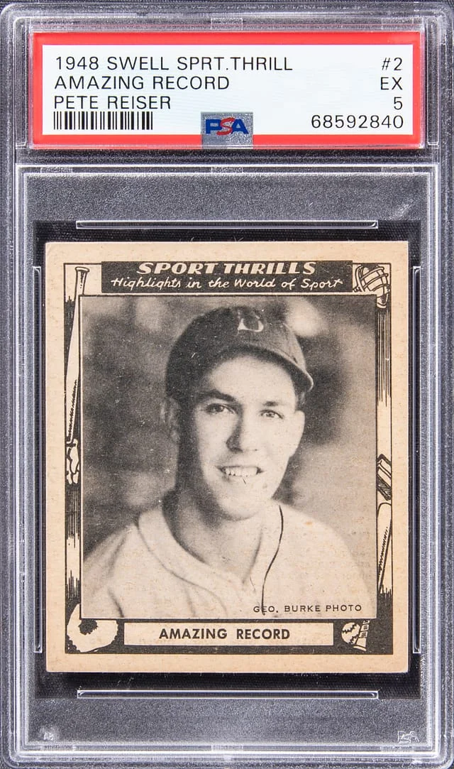 1948 Swell Sport Thrills Amazing Record Pete Reiser #2 card image