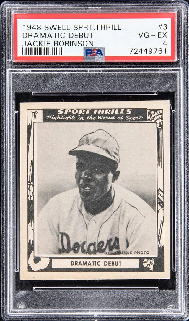 1948 Swell Sport Thrills Dramatic Debut, Jackie Robinson #3 card image