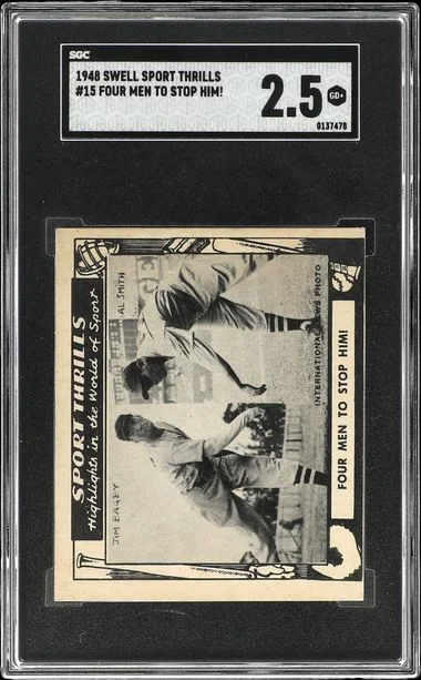 1948 Swell Sport Thrills Four Men To Stop Him! #15 card image