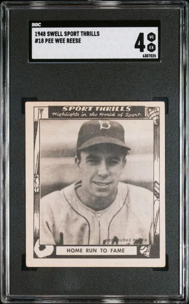 1948 Swell Sport Thrills Pee Wee Reese #18 card image