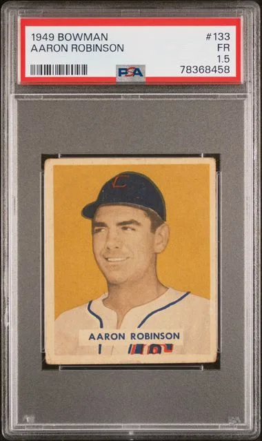 1949 Bowman Aaron Robinson #133 card image