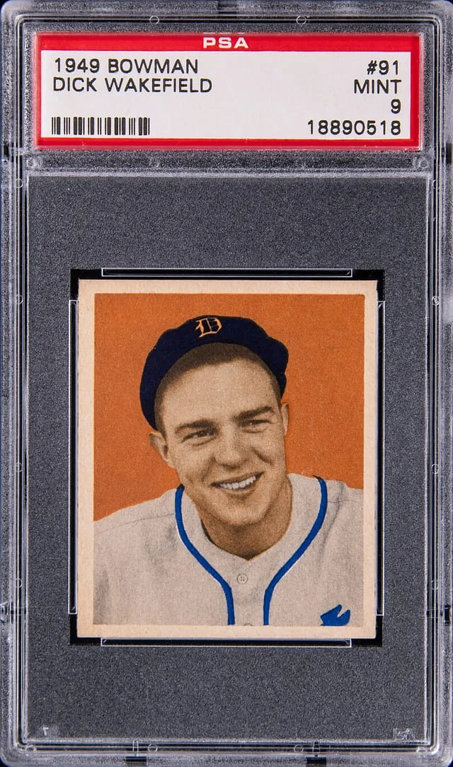 1949 Bowman Dick Wakefield #91 card image