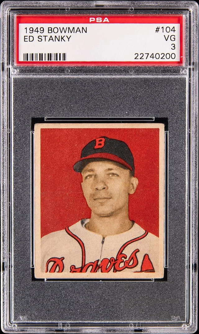 1949 Bowman Ed Stanky #104 card image