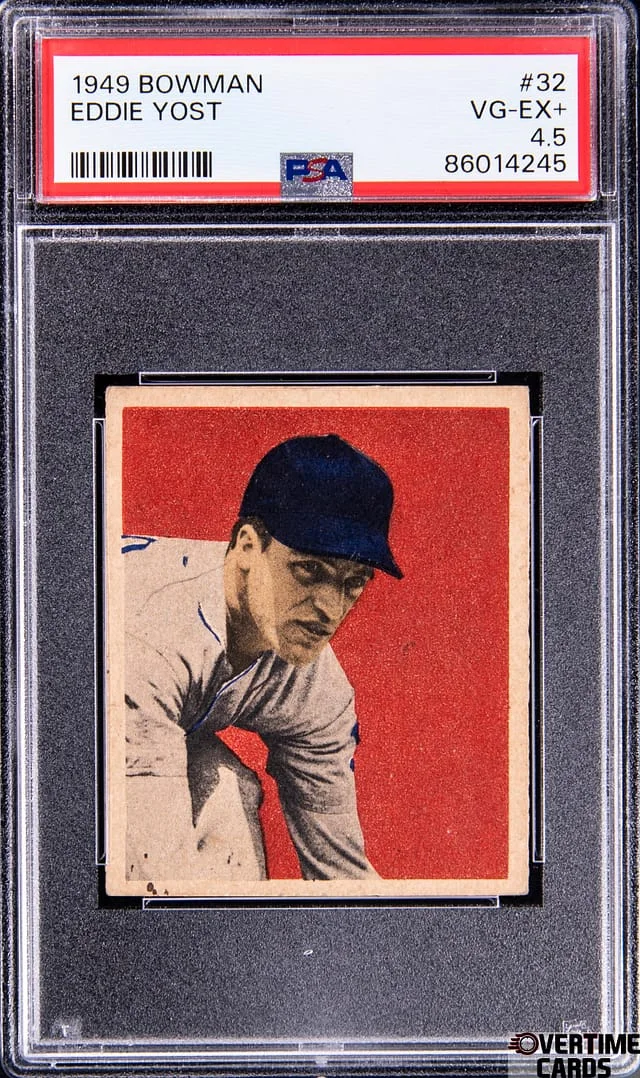 1949 Bowman Eddie Yost #32 card image