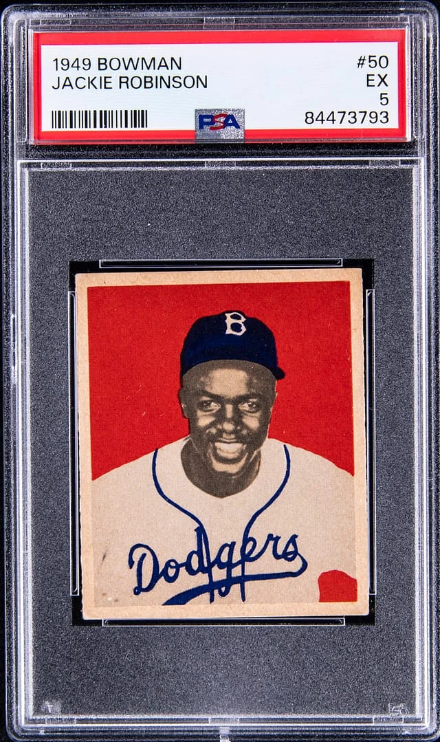 1949 Bowman Jackie Robinson #50 card image
