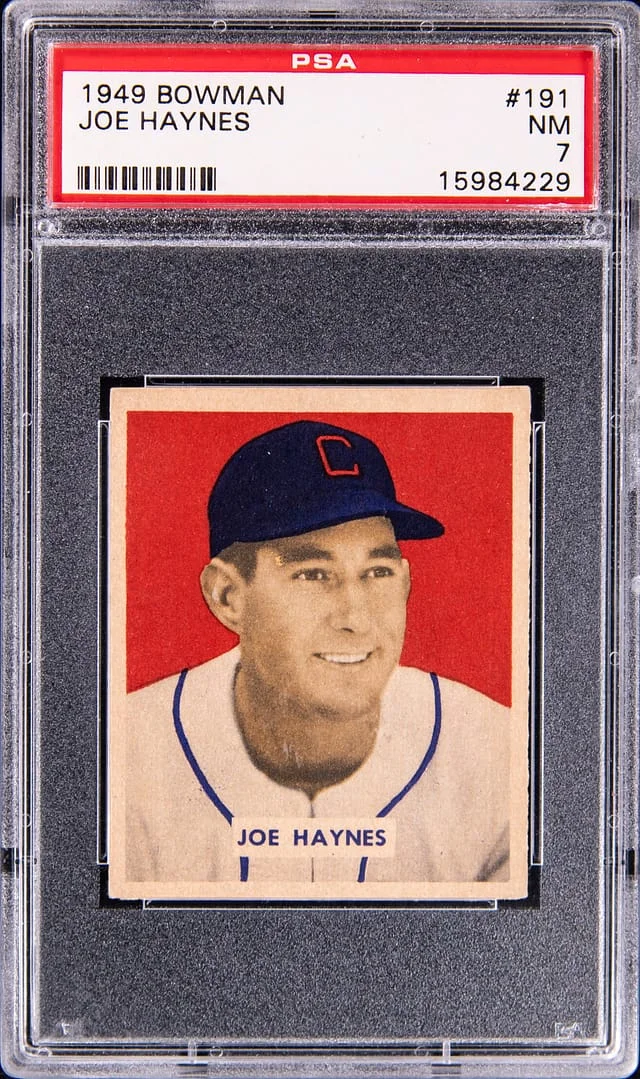 1949 Bowman Joe Haynes #191 card image