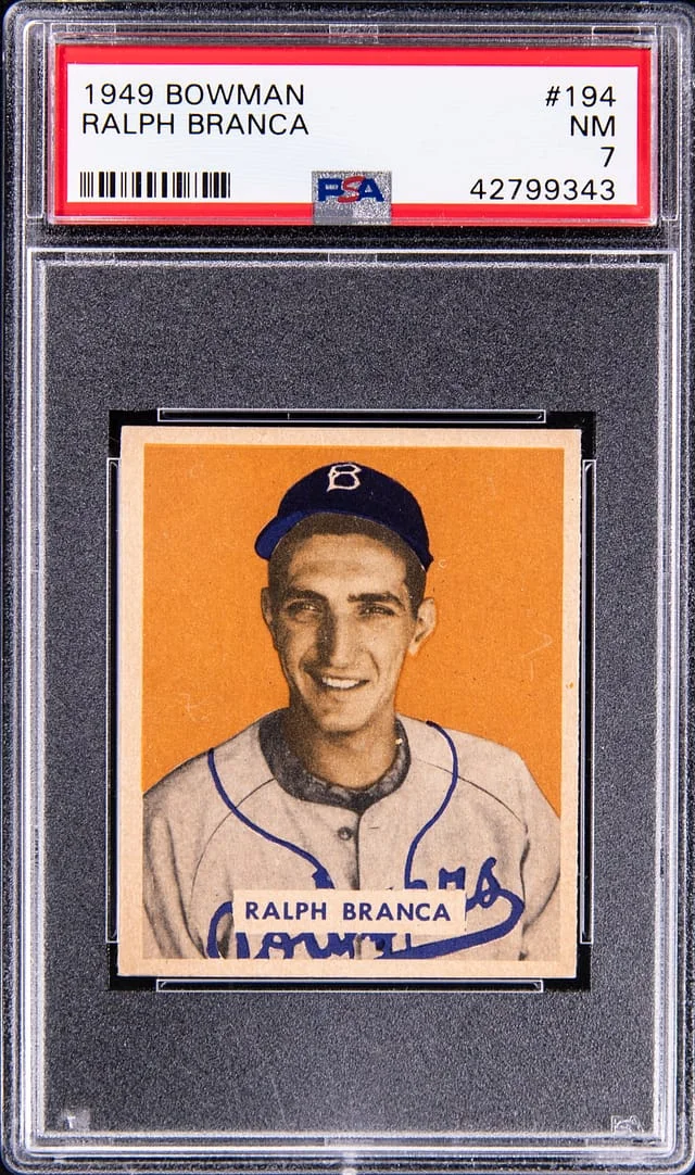 1949 Bowman Ralph Branca #194 card image