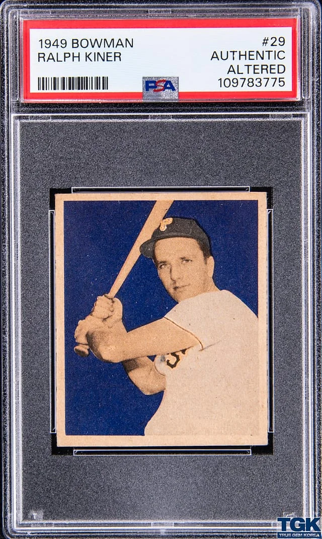 1949 Bowman Ralph Kiner #29 card image