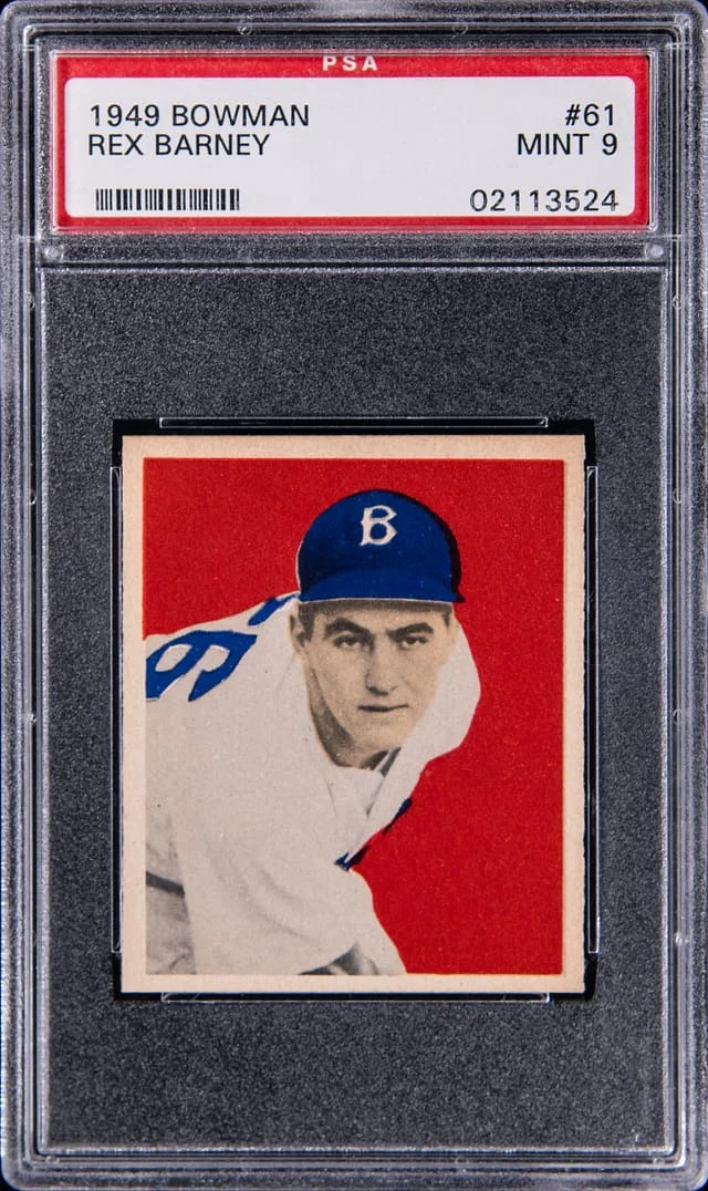 1949 Bowman Rex Barney #61 card image