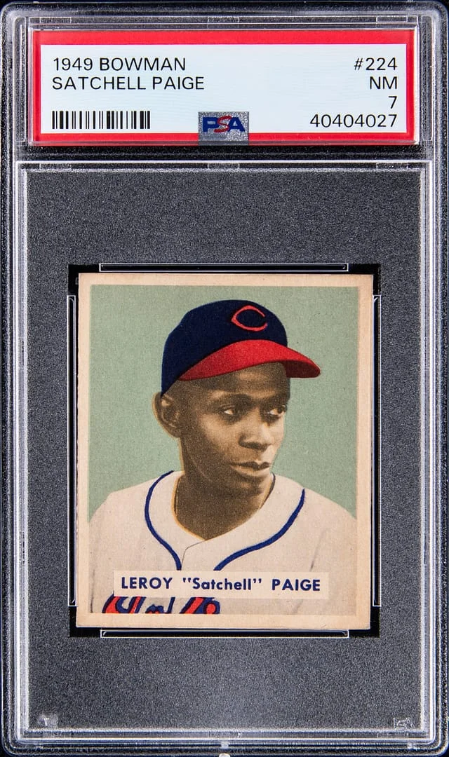 1949 Bowman Satchel Paige #224 card image