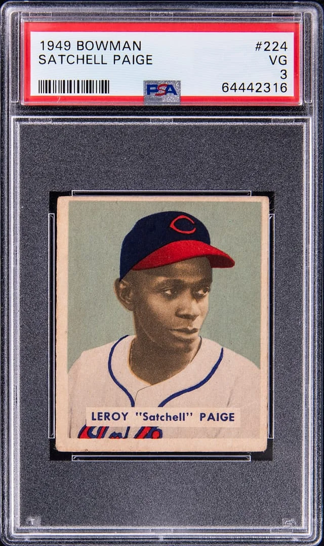 1949 Bowman Satchell Paige #224 card image