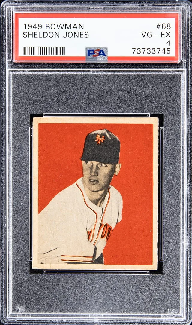 1949 Bowman Sheldon Jones #68 card image
