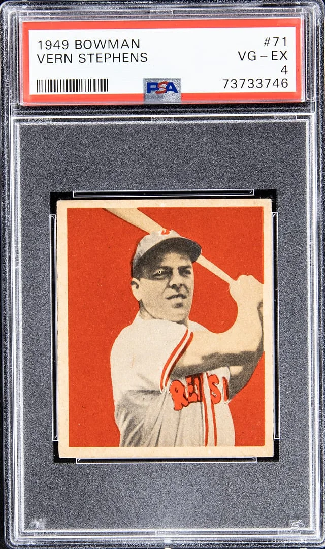 1949 Bowman Vern Stephens #71 card image