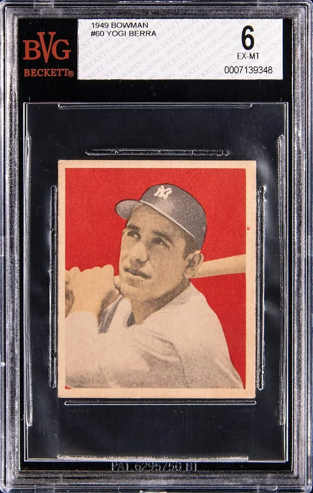 1949 Bowman Yogi Berra #60 card image