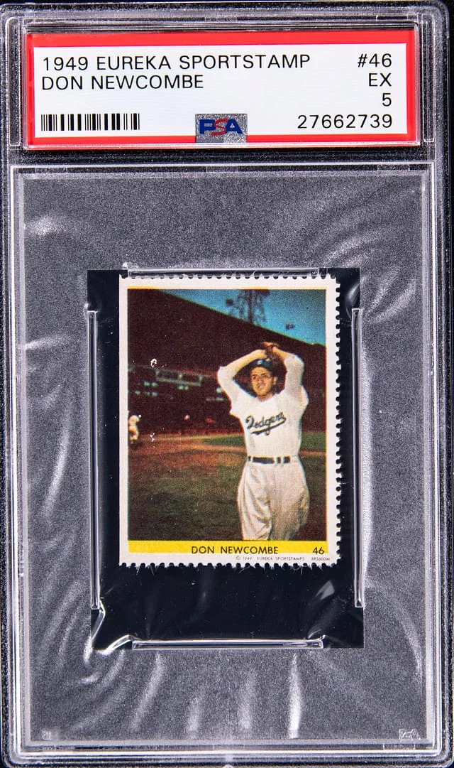 1949 Eureka Sportstamp Don Newcombe #46 card image