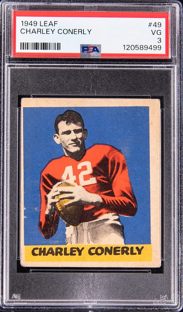 1949 Leaf Charley Conerly #49 card image
