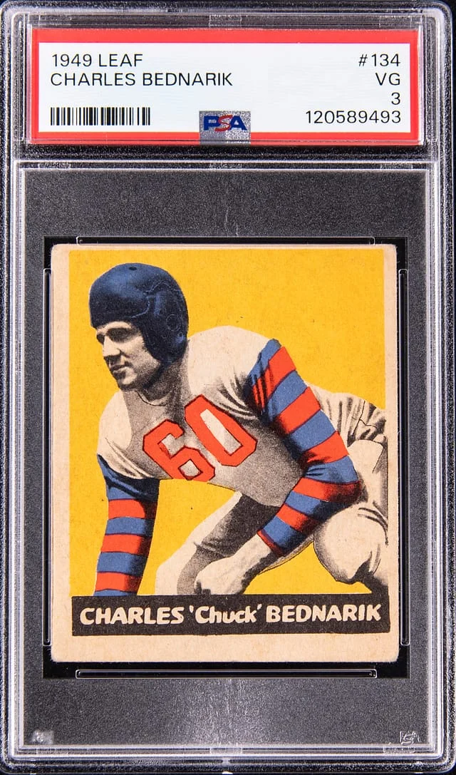 1949 Leaf Chuck Bednarik #134 card image