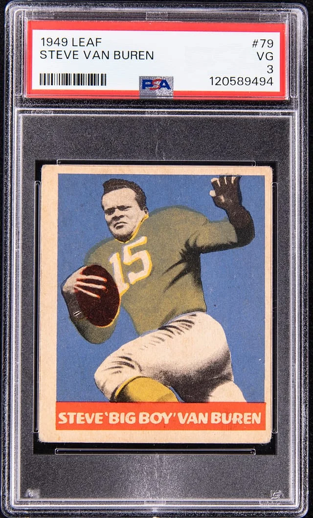 1949 Leaf Steve Van Buren Gum Co. #79 card image