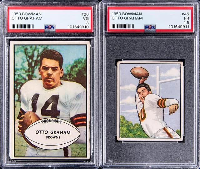 1950-53 Bowman Otto Graham #no-number card image