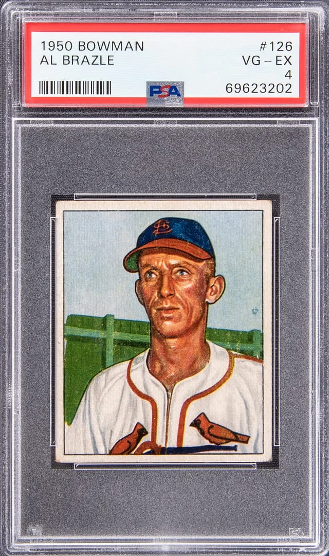 1950 Bowman Al Brazle #126 card image