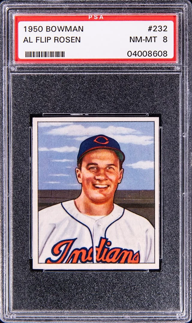 1950 Bowman Al Flip Rosen #232 card image